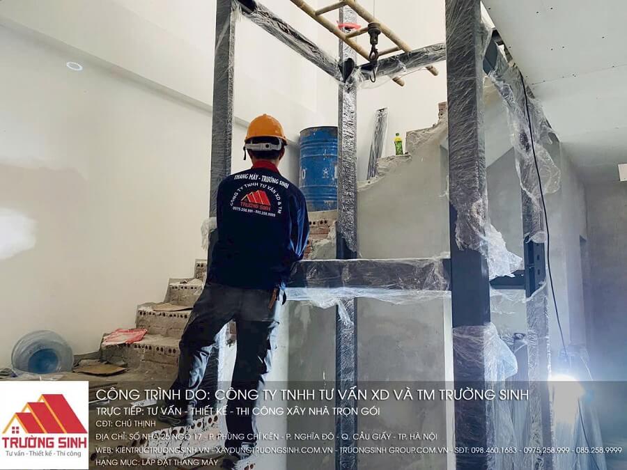 Kiểm tra vật tư và định vị lắp đặt